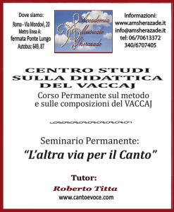Volantino Canto Sherazade